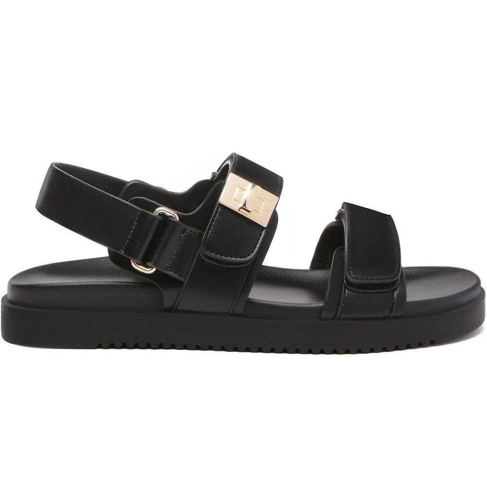 Rihero Women's 10 Comfortable Flat Sandals with Adjustable Back Strap Preppy
